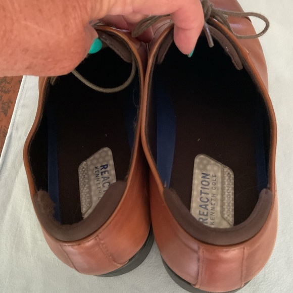 Kenneth Cole Reaction Men’s Oxford Cap Toe Tie Up Dress Shoes Sz13 - Picture 8 of 10